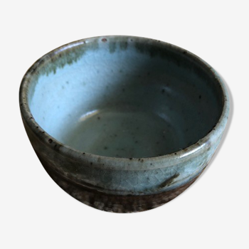 Old stoneware bowl signed