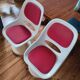 70s tulip leg chairs
