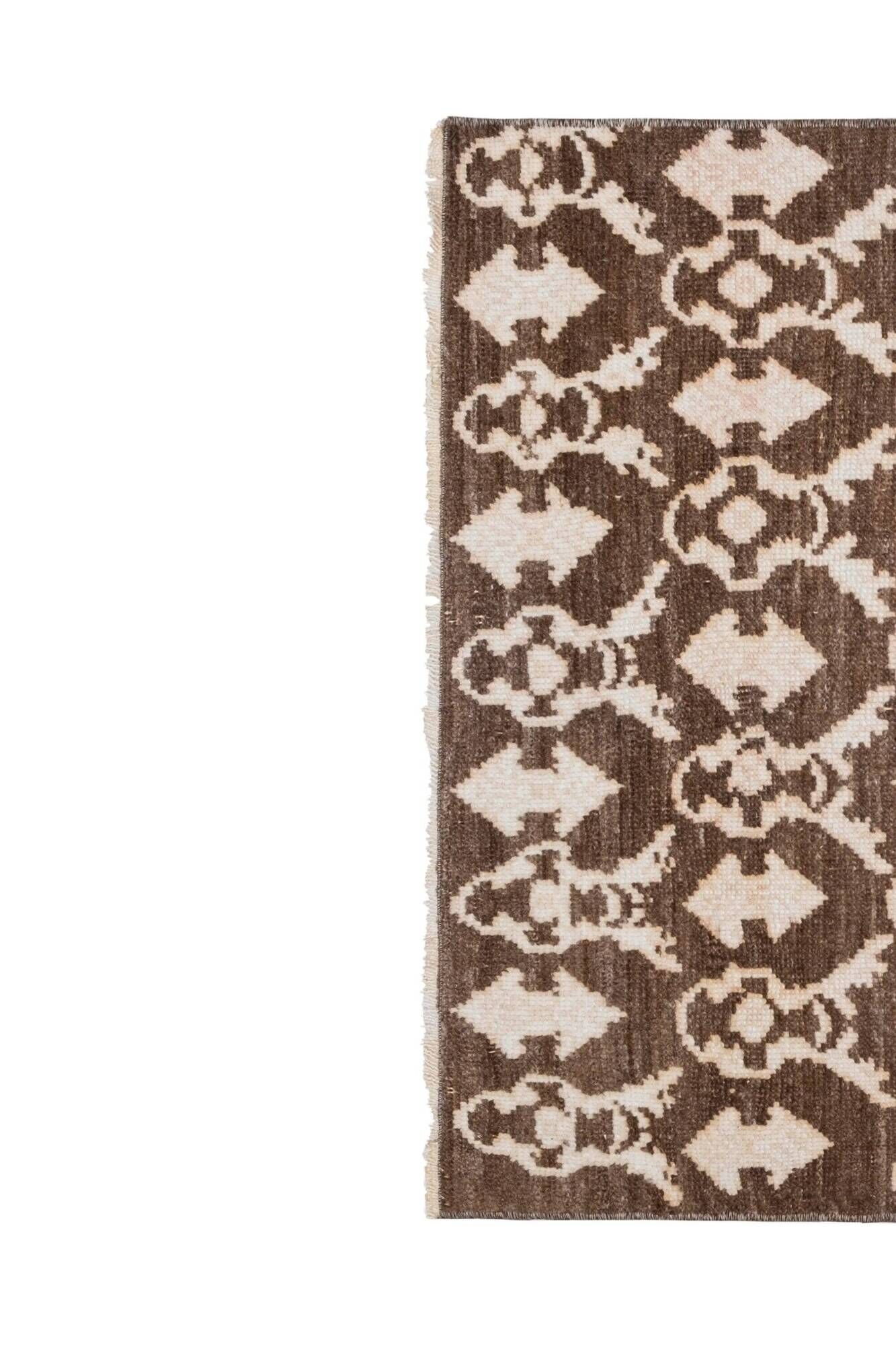 Vintage handmade Turkish rug 90x109 cm