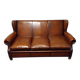 Wingback club sofa