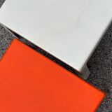 Pair of Space Age fiberglass coffee tables, Circa 1970