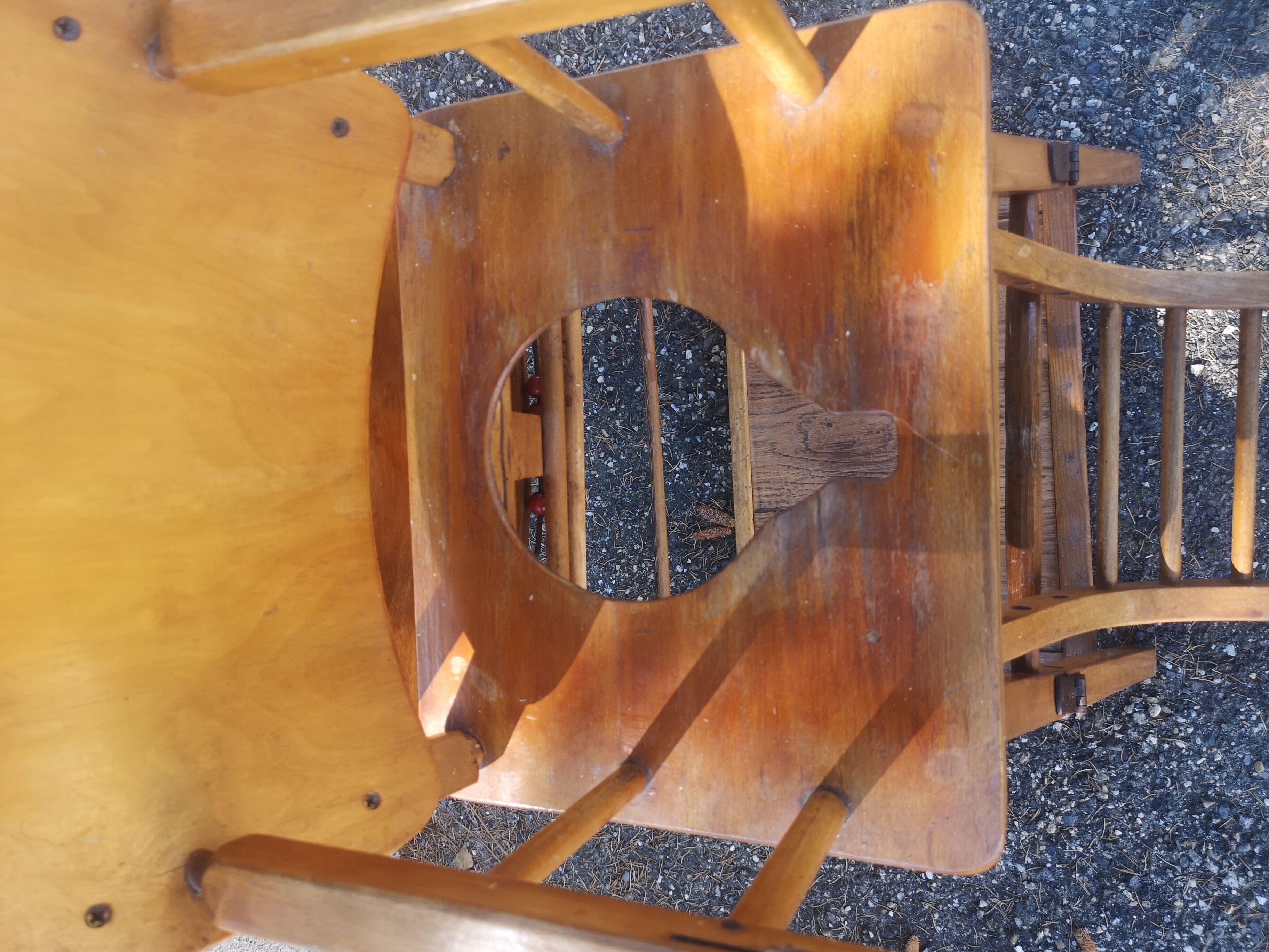 Baumann 1950s children's high chair