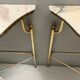 Brass and Portuguese Pink Marble Console Table,  Italy