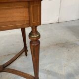 Napoleon III style desk table with 20th century inlaid top