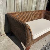 Wicker bench