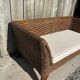 Wicker bench