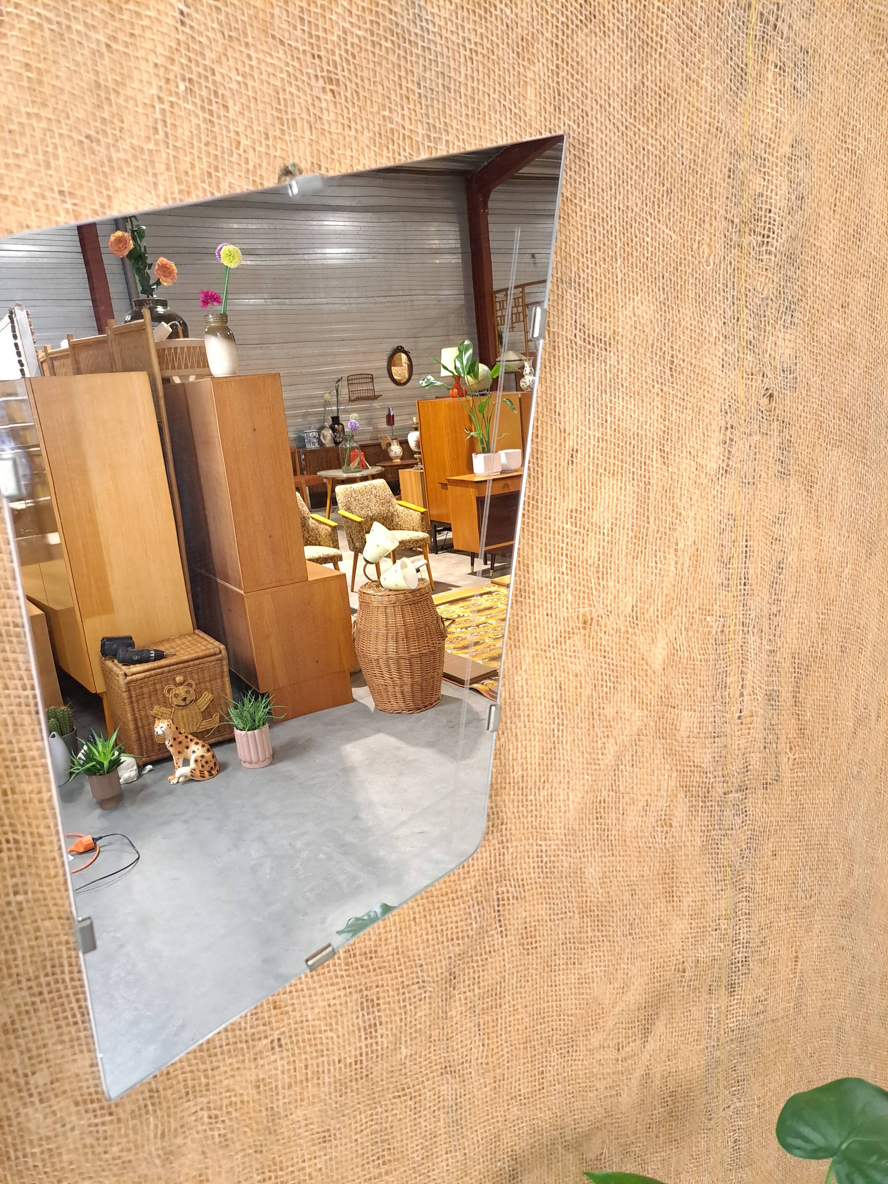 1960s graphic mirror vintage