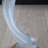 Vase patte de verre signé