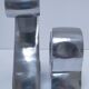 pair of bookends "a" and "z" cast aluminum