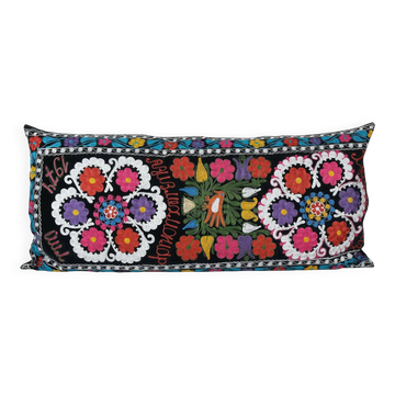 Vintage embroidered cushion cover 119x61 cm