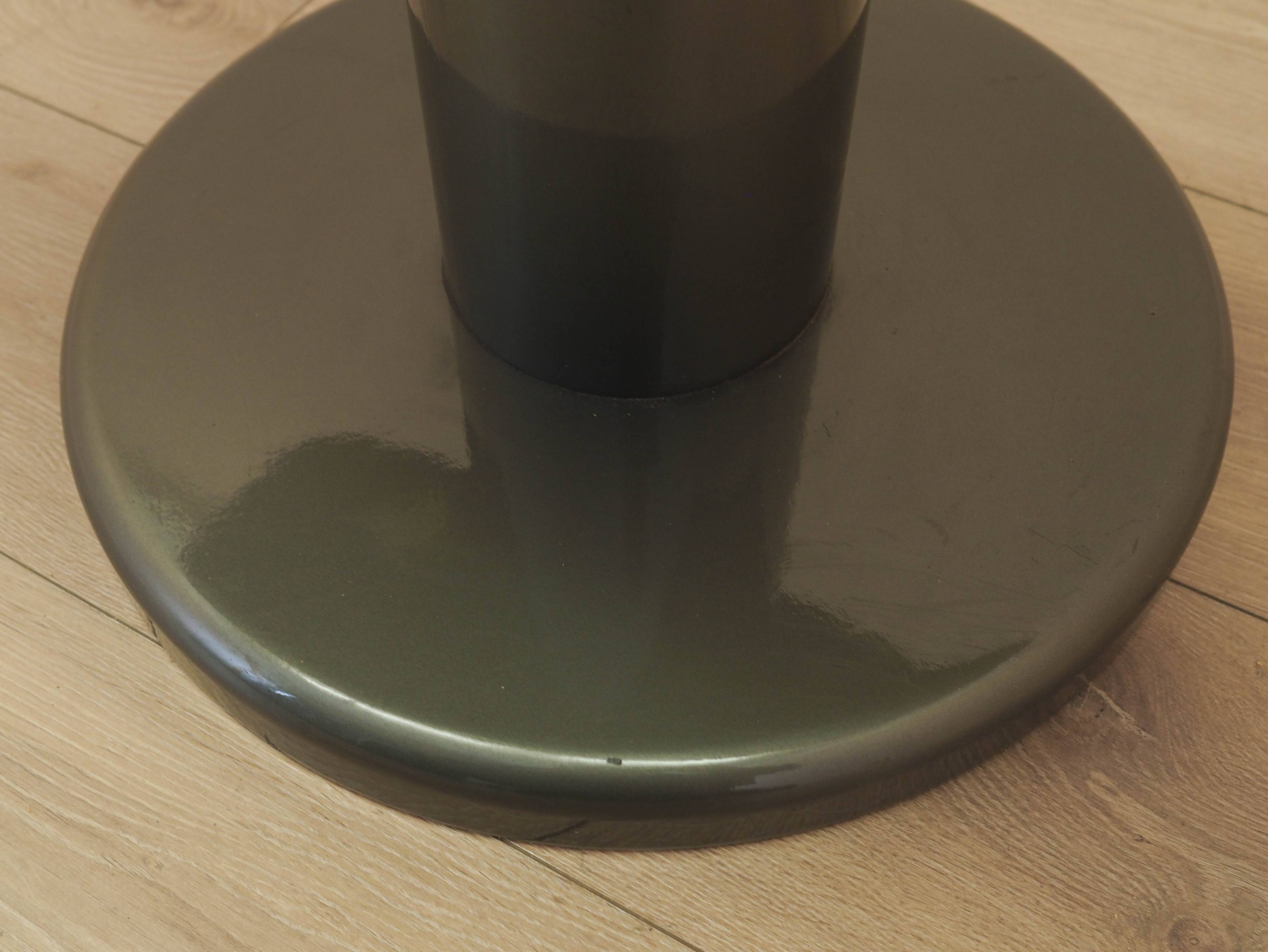 Grey coffee table, Italian design, 1970s, made in Italy