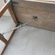 brasserie table - folding wooden guinguette