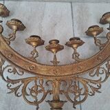 Large bronze candelabrum from the 19th century.