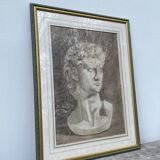 Dessin au crayon d’un buste