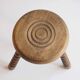 Spiral leg tripod stool