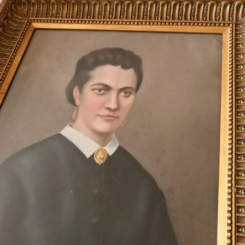 Pastel portrait de femme