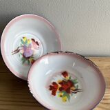 Enamelled dishes vintage flowers
