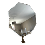 Octagonal beveled mirror 35 x 35 cm