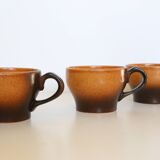 Tasses en grès x5 grès France