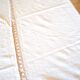 Nappe vintage en métis damassé et orné d'une dentelle centrale 145x170 *Z*