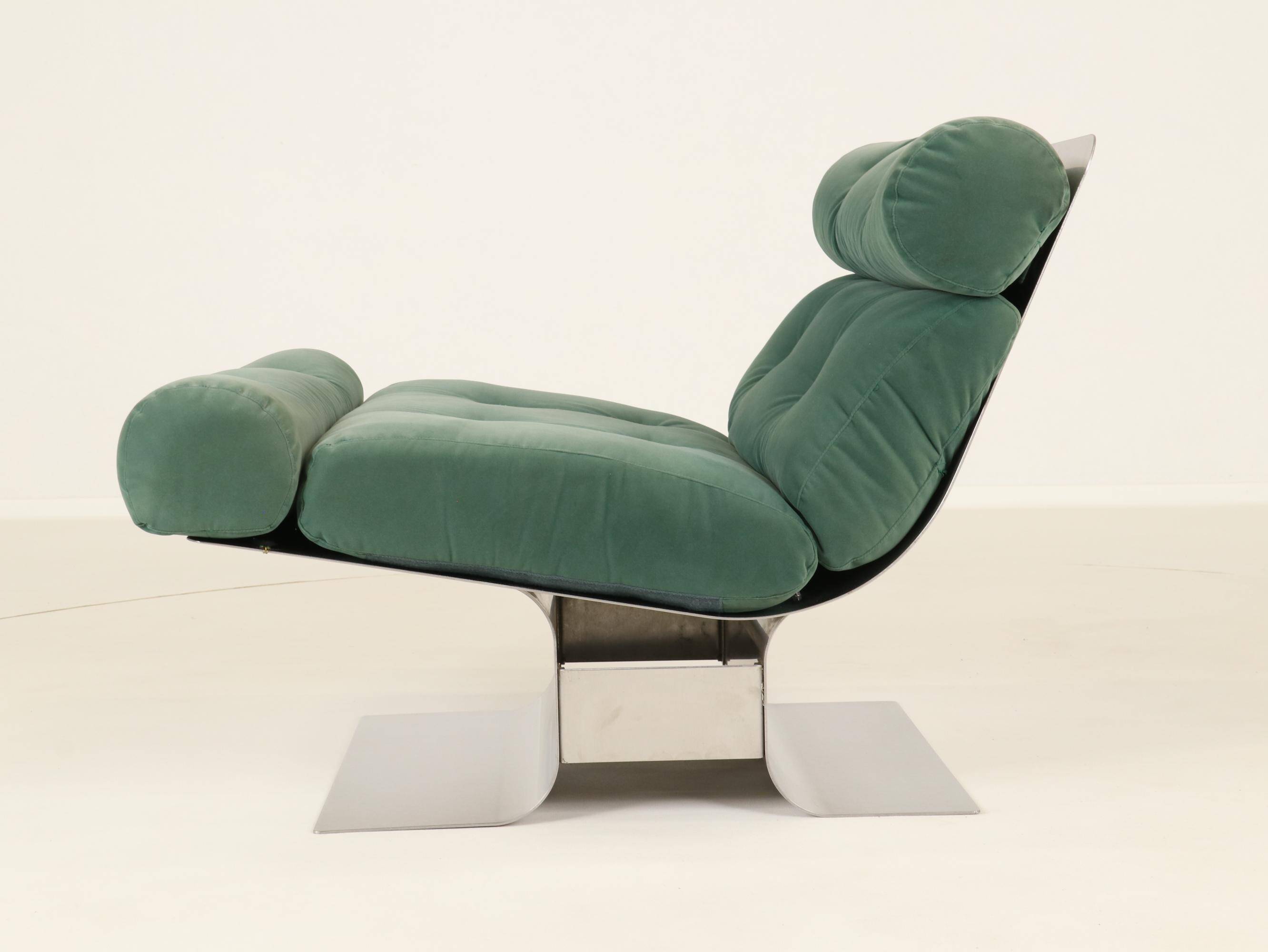 Rare Lounge Chair by François Monnet for Kappa, France, 1970s