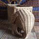 Vintage elephant basket