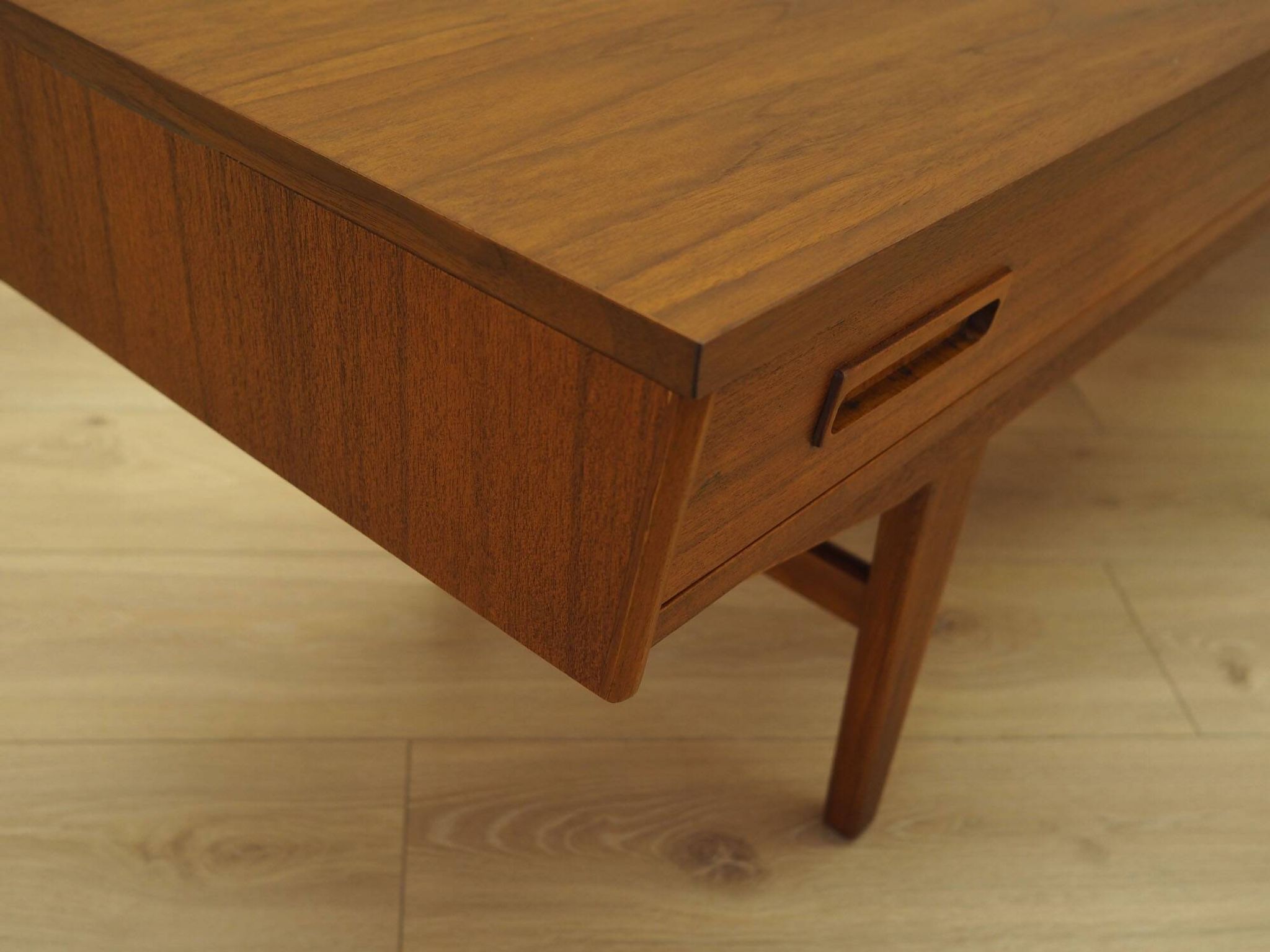 Teak lowboard, Danish design, 1960s, made in Denmark