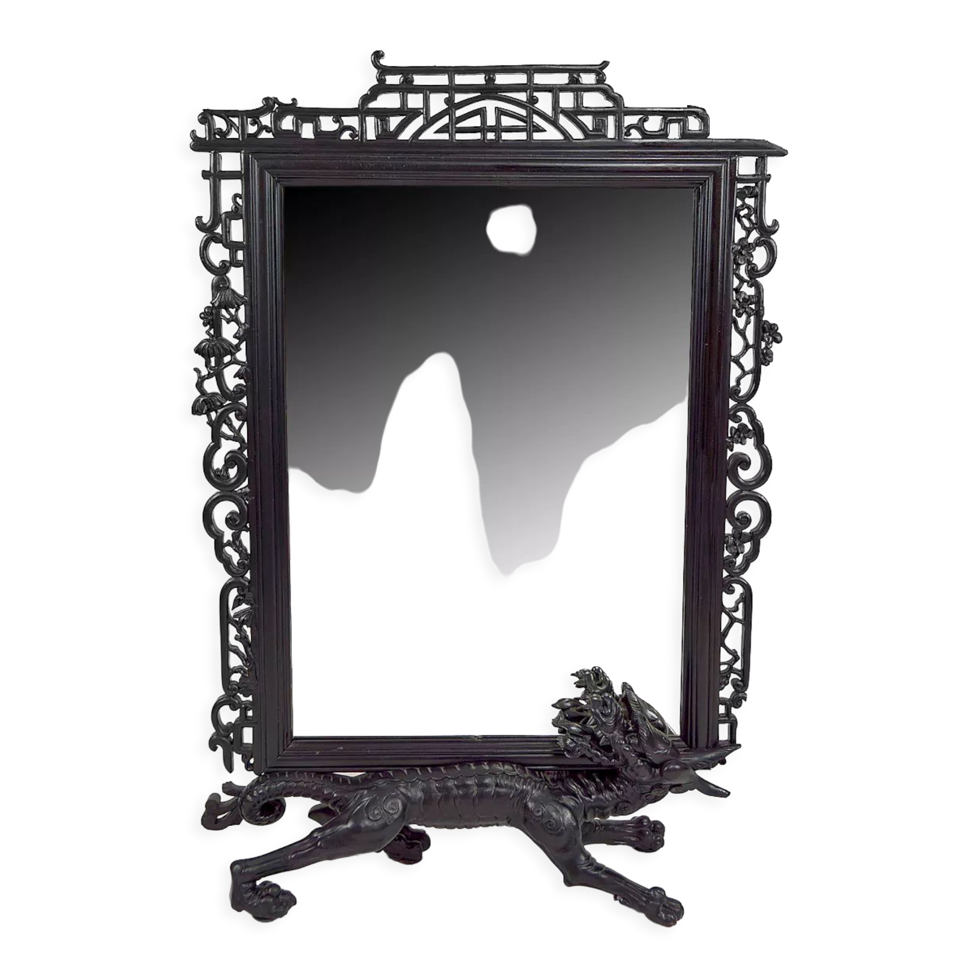 Viardot Japanese dragon mirror, circa 1880