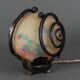Lampe veilleuse Art Déco ferronnerie martelée 1930 Muller Frères