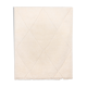 Tapis berbere beni ourain ecru 190 x 155 cm