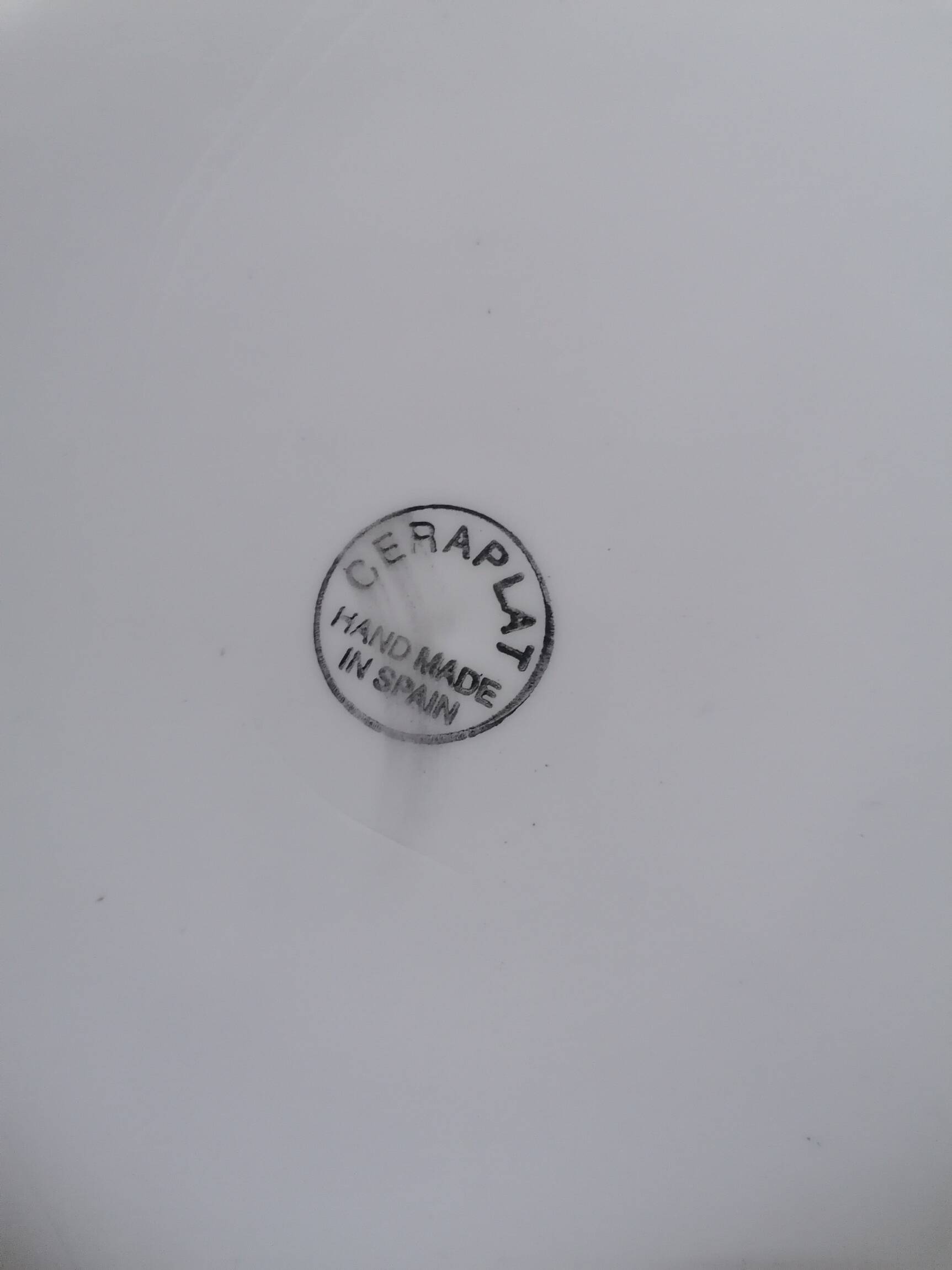 Blue Ibiza porcelain dish.