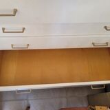 Vintage chest of drawers compass feet