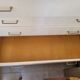 Commode vintage pieds compas