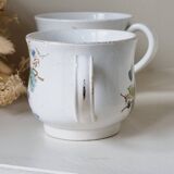 Set of 2 kg luneville polychrome cups