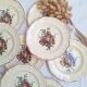 Flat plates Digoin Sarreguemines Model Loraine
