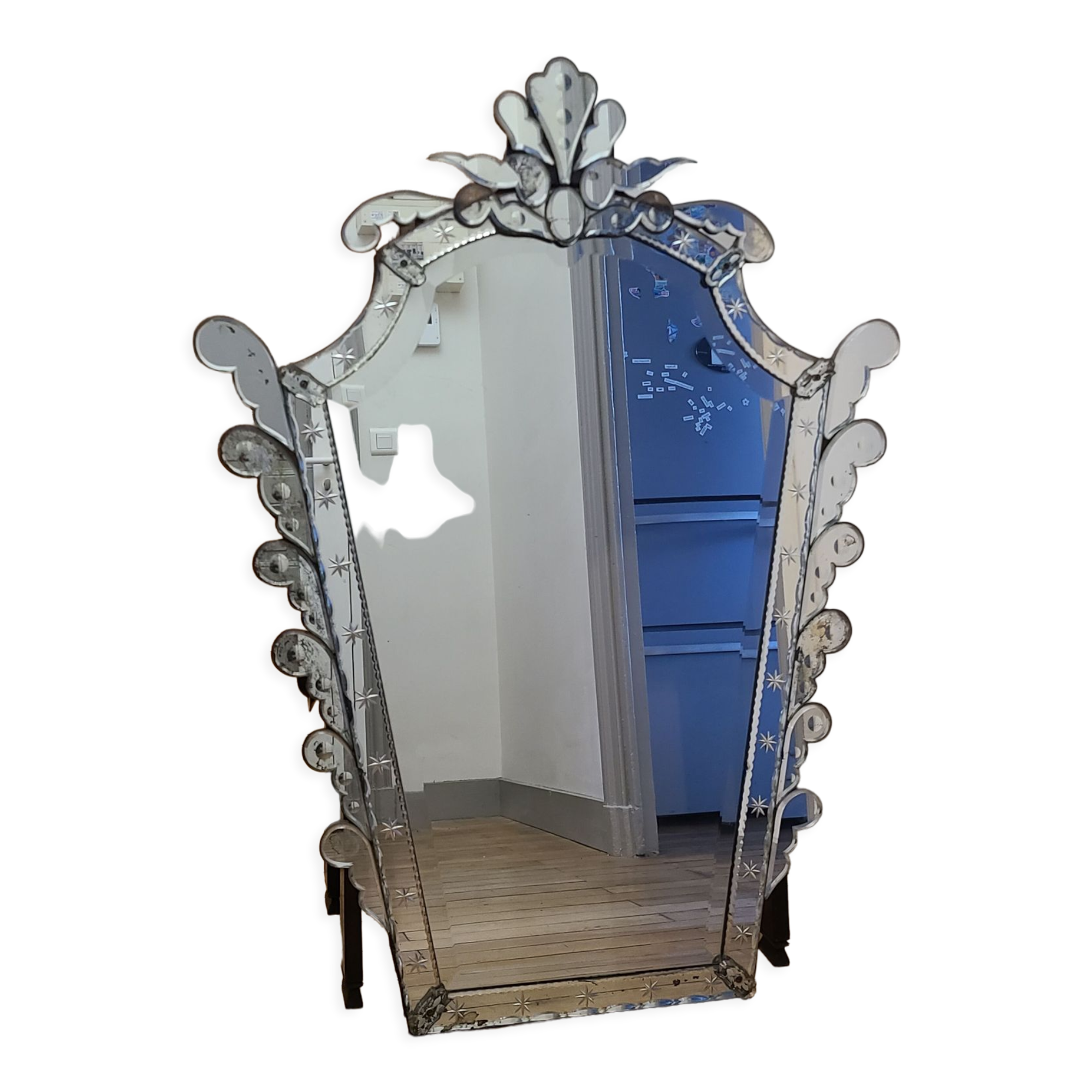 Miroir vénitien 1960, 105x80 cm