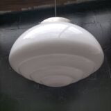 Opaline art deco pendant light