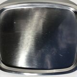 Plateau rectangulaire en inox par Cavalier England