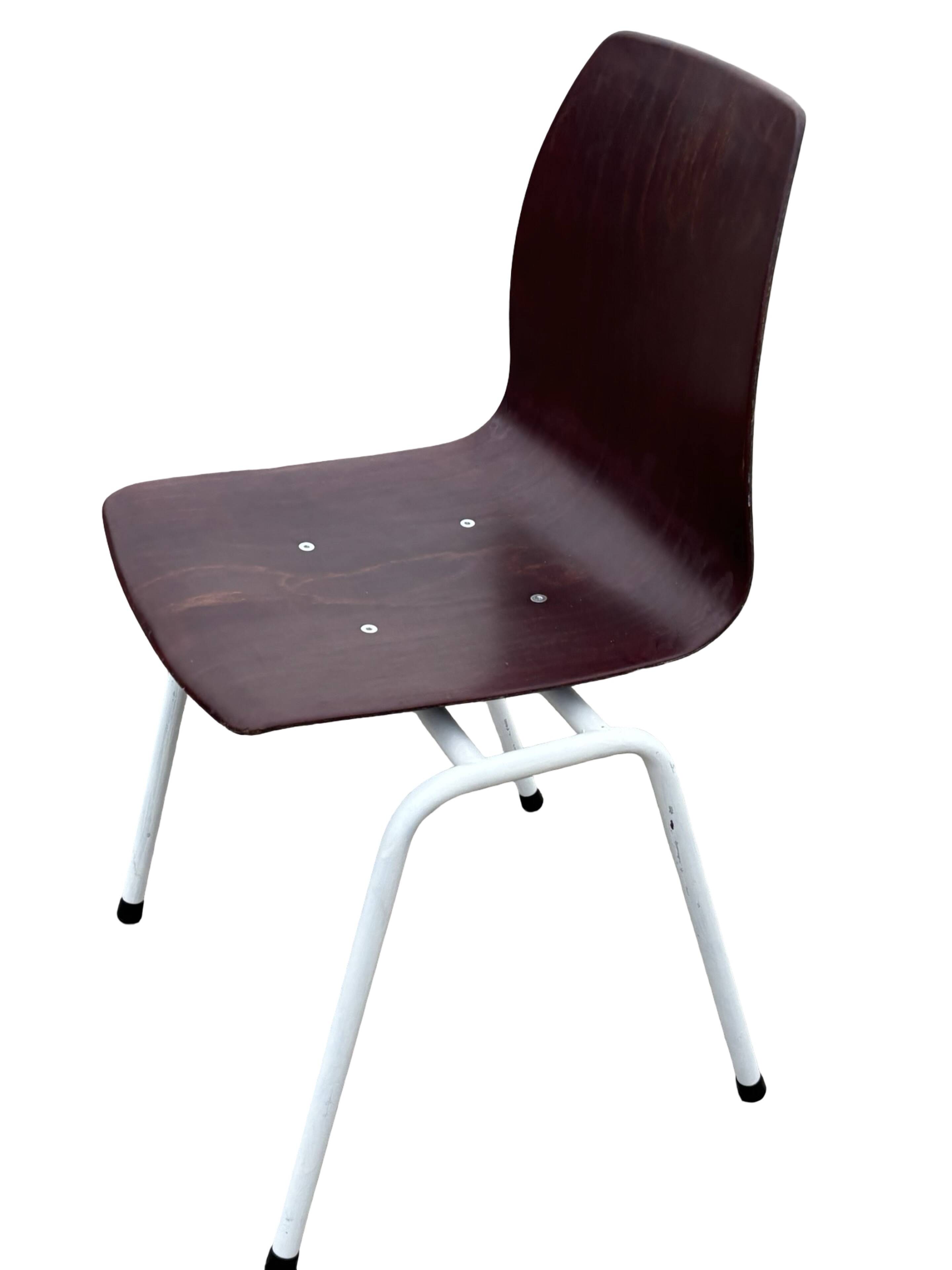 Vintage set of four Stacking Chairs by Elmar Flötotto for Pagholz