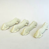 Set of 4 Art Deco knife rests, Primavera workshop