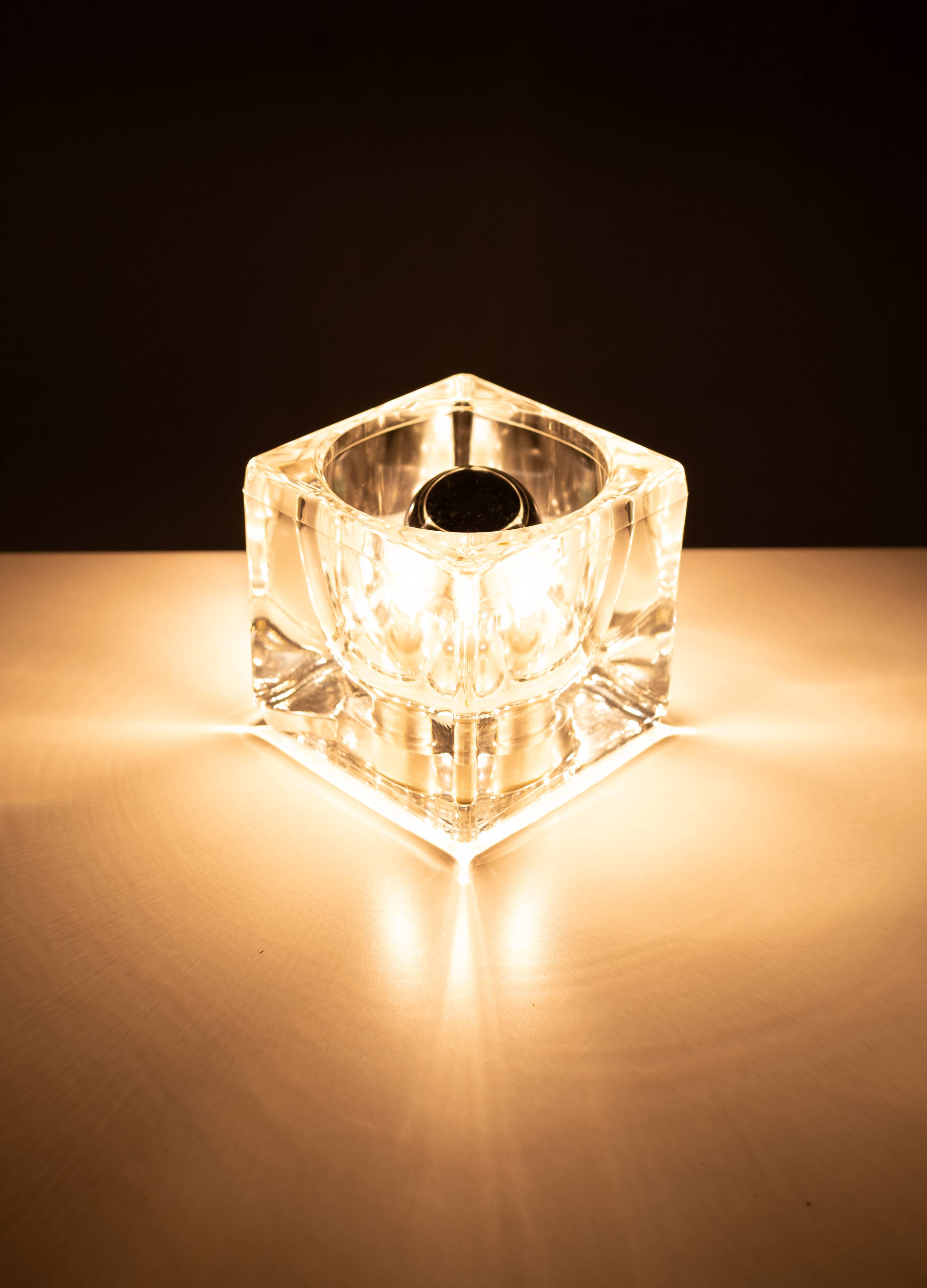 Peill & Putzler Cube Tube lamp Germany 1970s