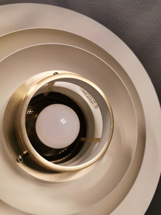 Scandinavian vintage pendant lamp by Jeka Metaltryk