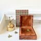 Magnifying glass wooden box