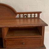 Old wooden shelf