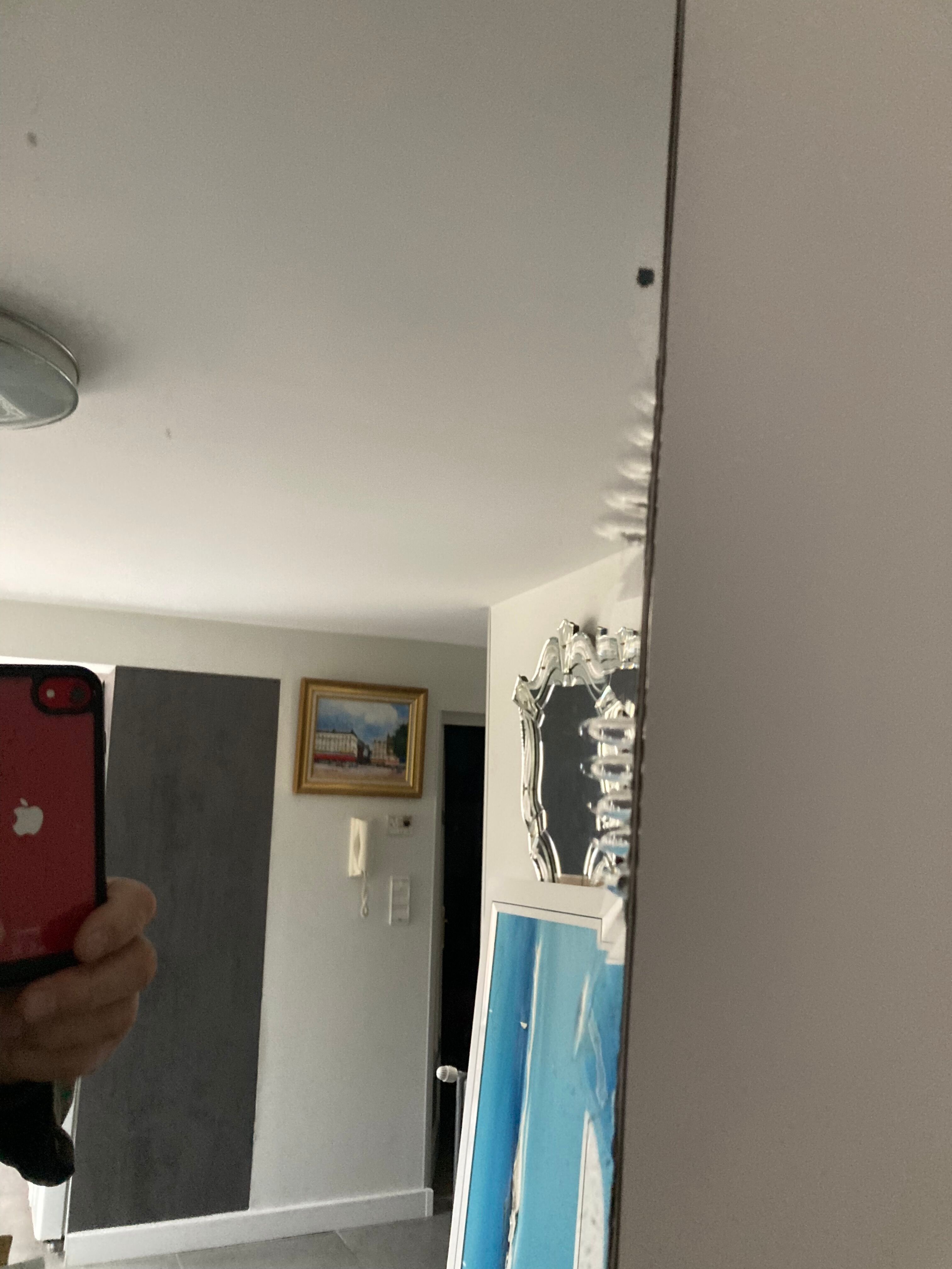 Modern beveled mirror 120x75cm