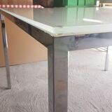 Desalto square glass table