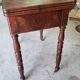 TABLE A JEUX EN ACAJOU ECRITOIRE BUREAU