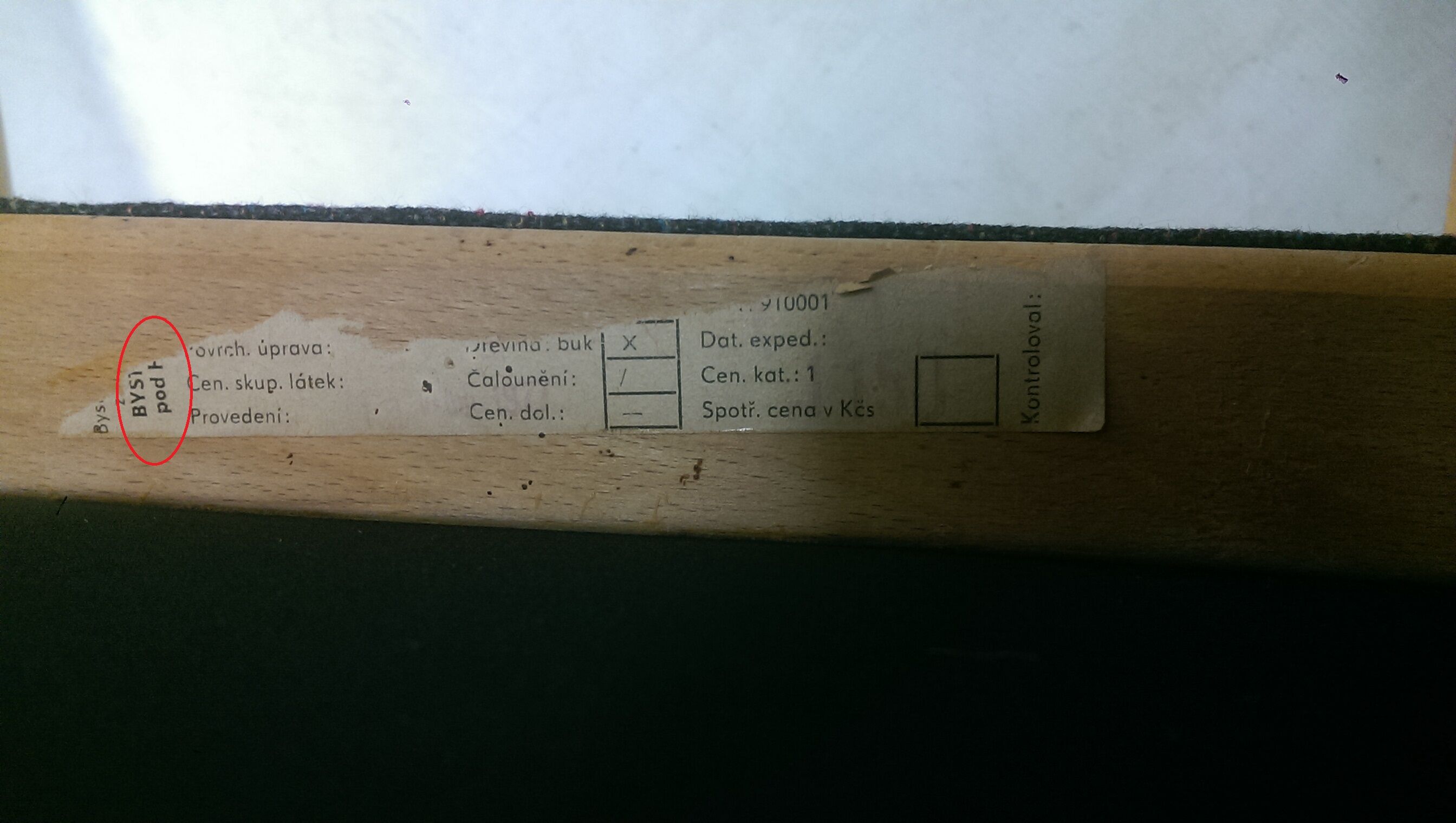 Mid-century beech bentwood rocking chair from ton, 1960s