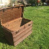 Old travel trunk