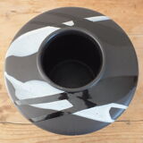 Vintage vase graphic black West Germany